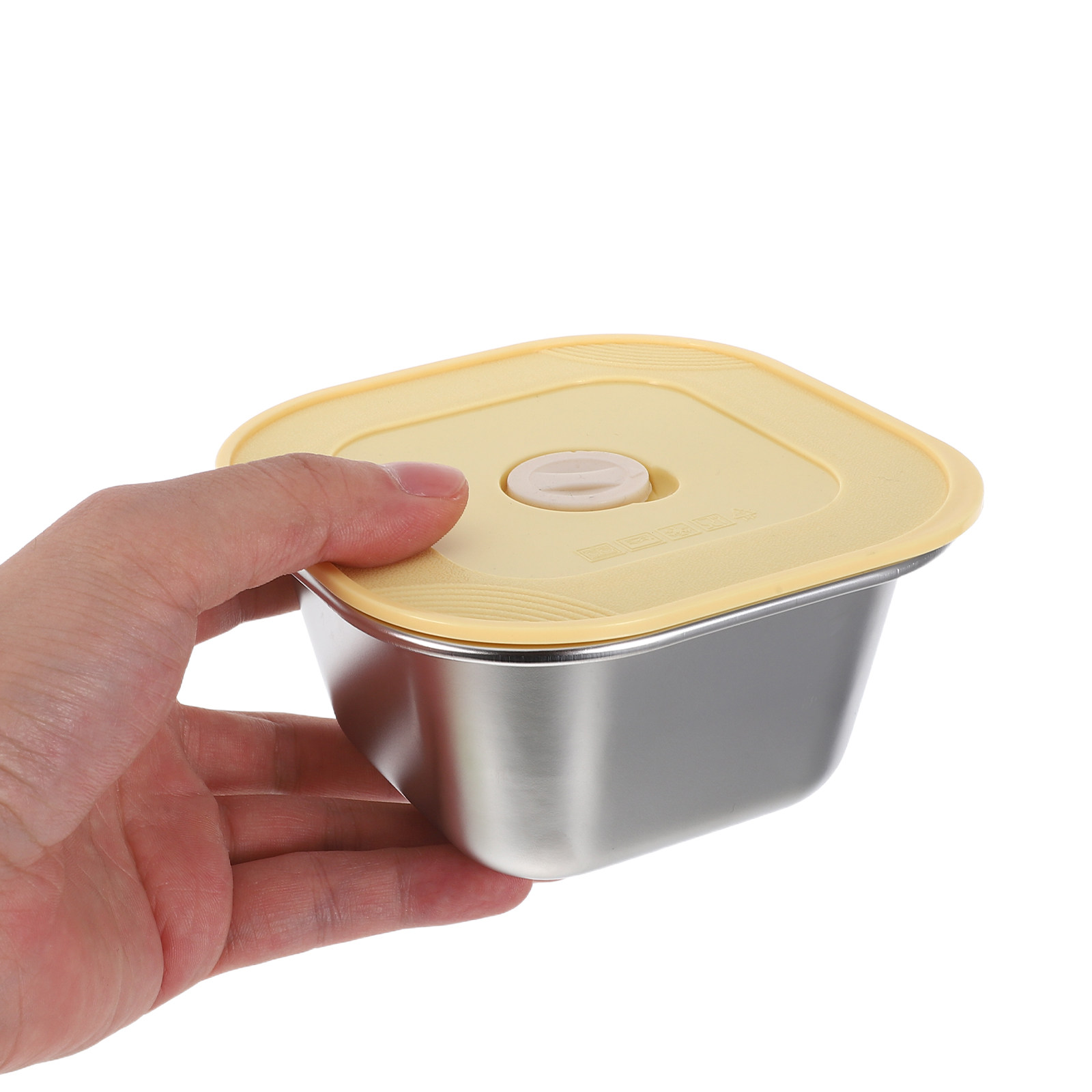 Salad Container Jar - 3 Contenitori per Snack in Acciaio
