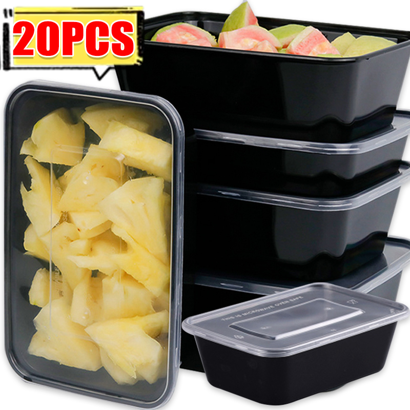 Meal Prep Recipes - Contenitori per alimenti 10/20x con coperchi,