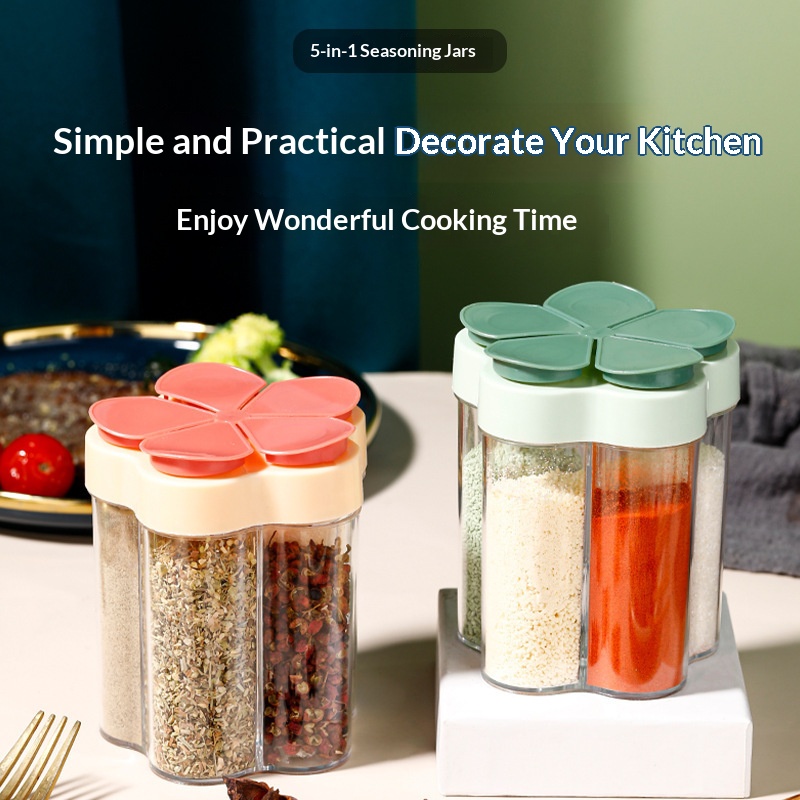 Spice Jar Labels - 1 contenitore per spezie a 5