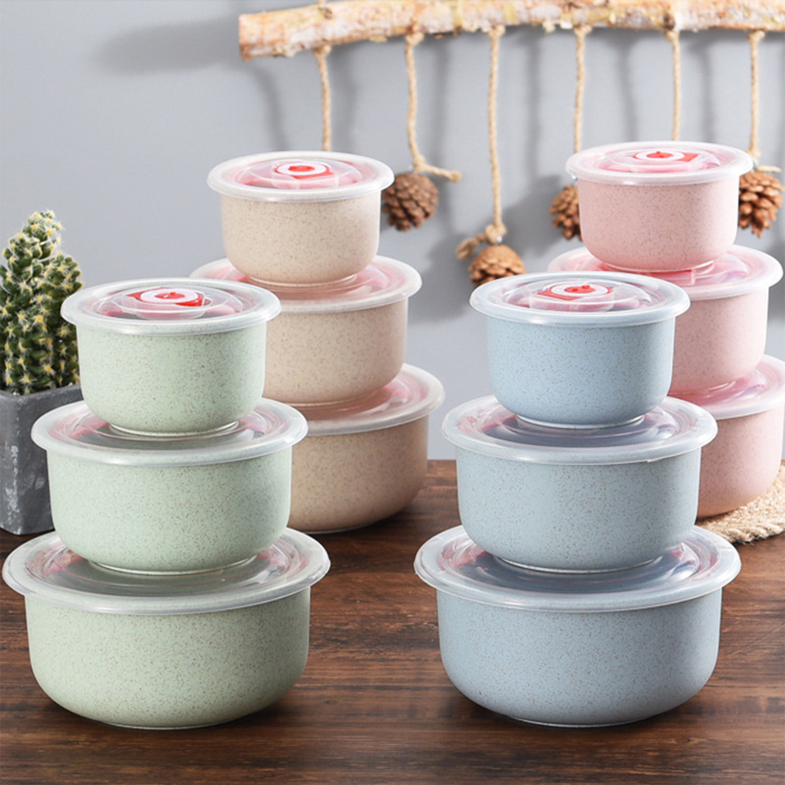 Meal Prep Recipes - Contenitori per alimenti da 3 pezzi