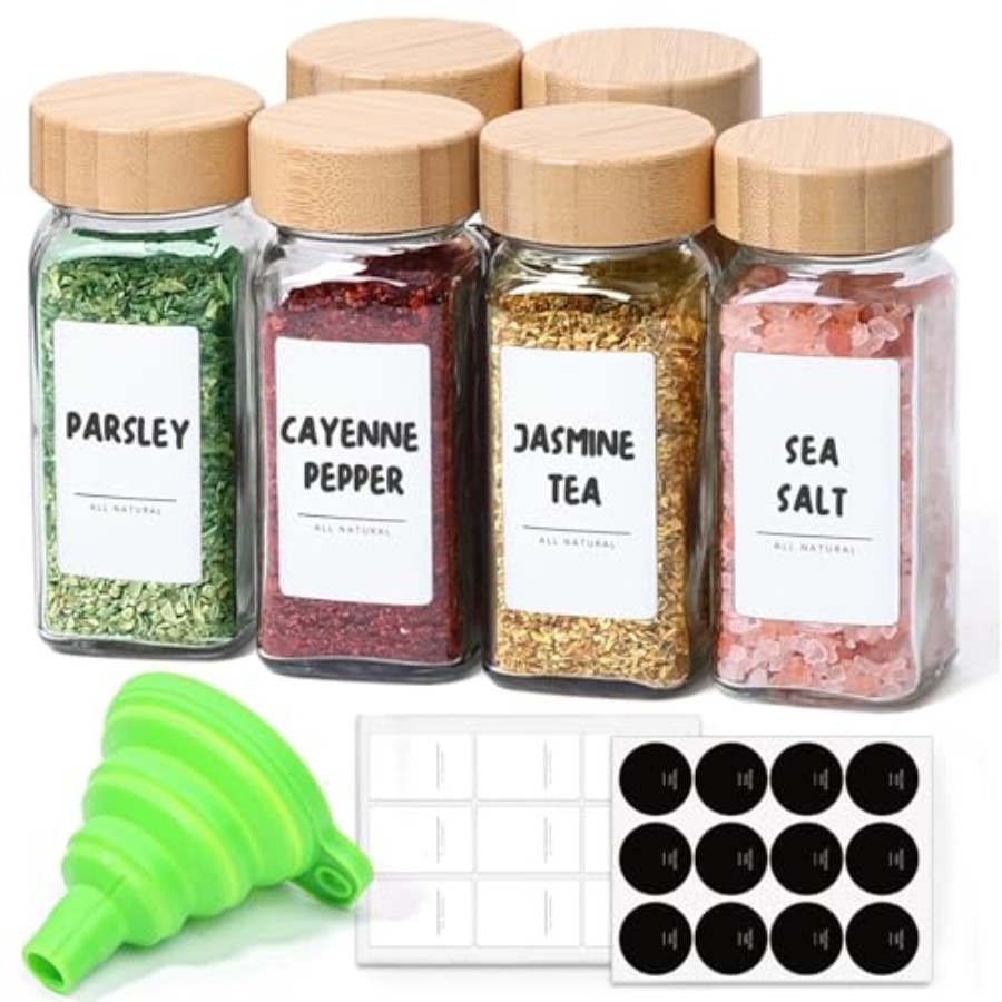 Spice Jar Labels - Barattoli in Vetro per Spezie con