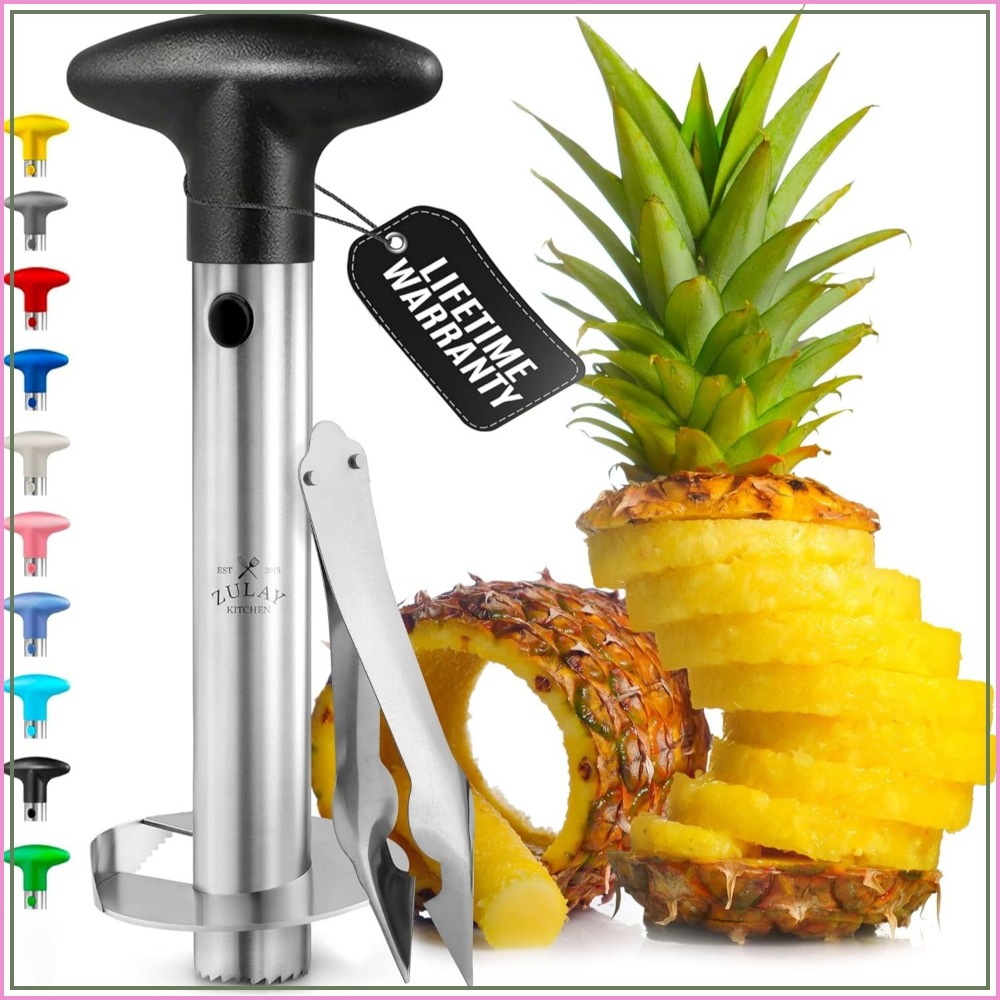 Pineapple Corer Slicer - Affettatore e tagliapomodori in acciaio inossidabile