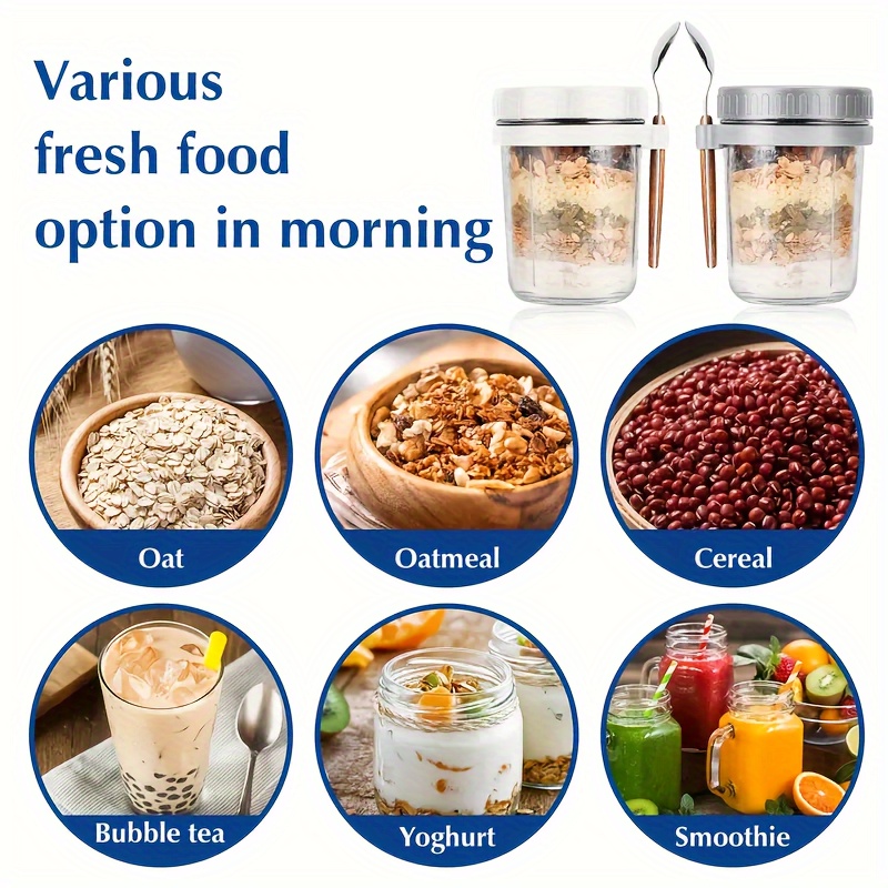 1 tazza per farina d'avena in  - Salad Container Jar recensione e prezzo