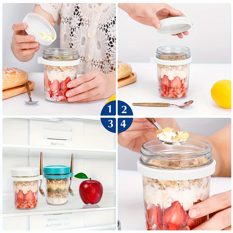 1 tazza per farina d'avena in  - Salad Container Jar recensione e prezzo