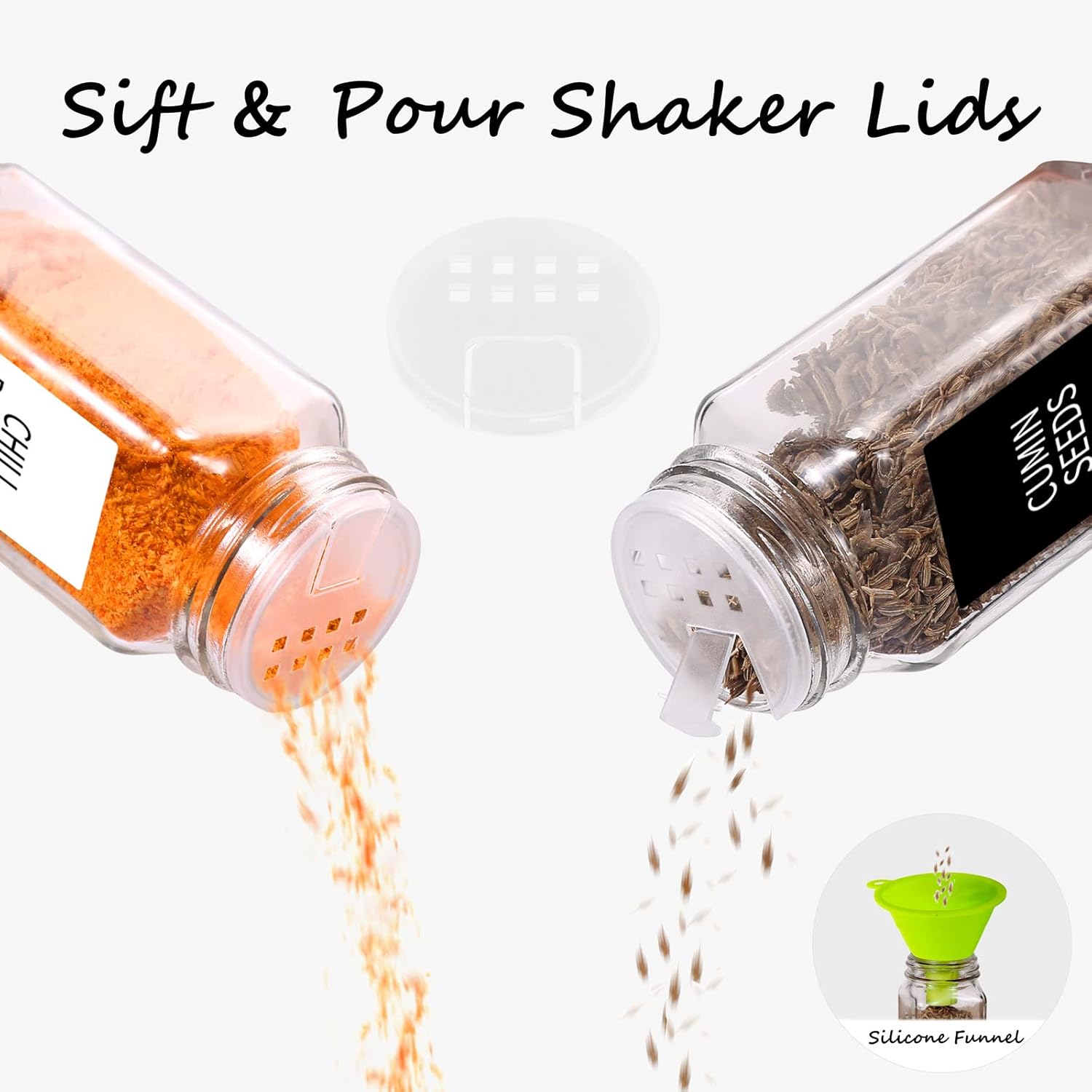 Barattoli per spezie in vetro  - Spice Jar Labels recensione e prezzo