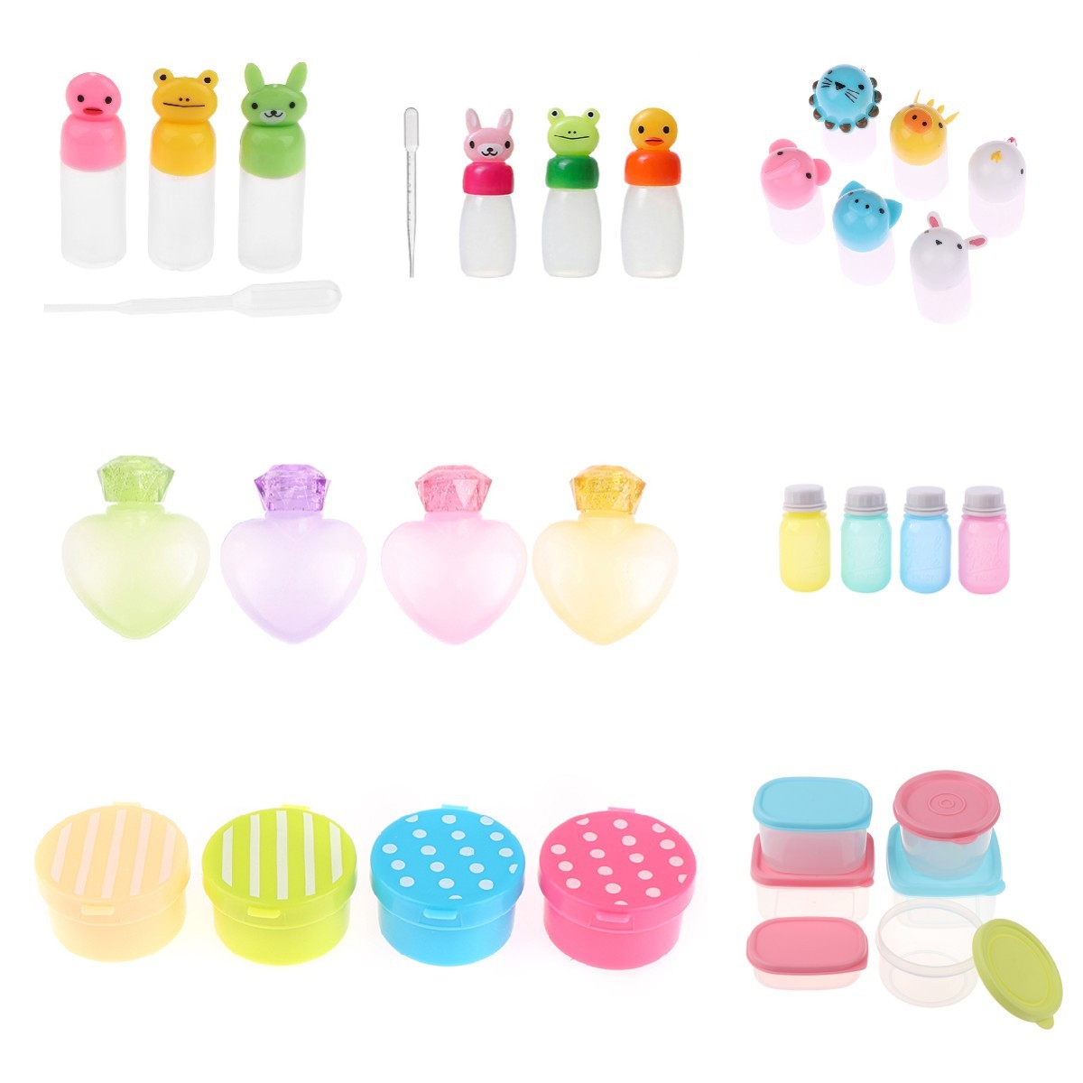 2-10pc Mini Season Sauce Bottl - Salad Container Jar recensione e prezzo