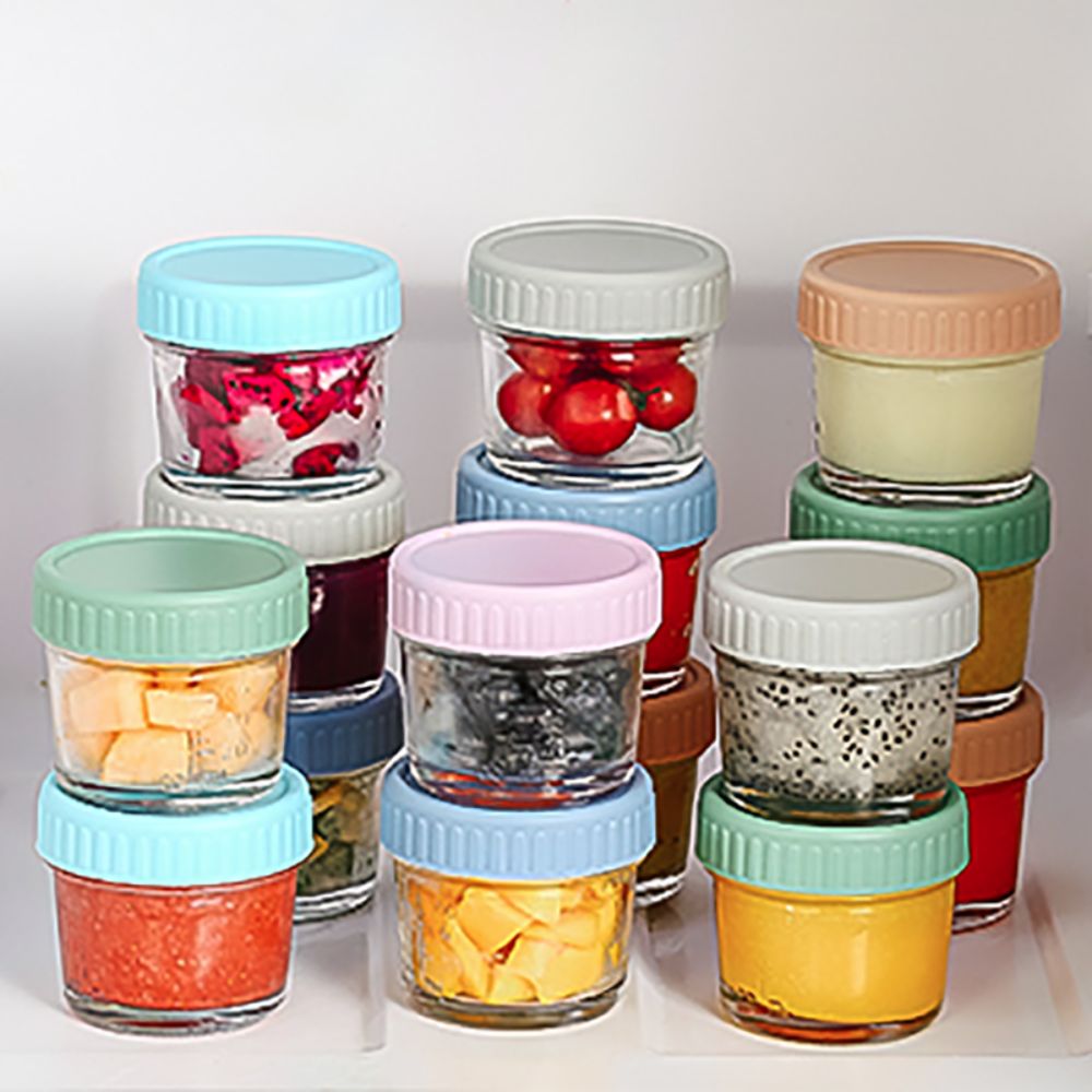 Set di 6 Barattoli in Vetro pe - Salad Container Jar recensione e prezzo
