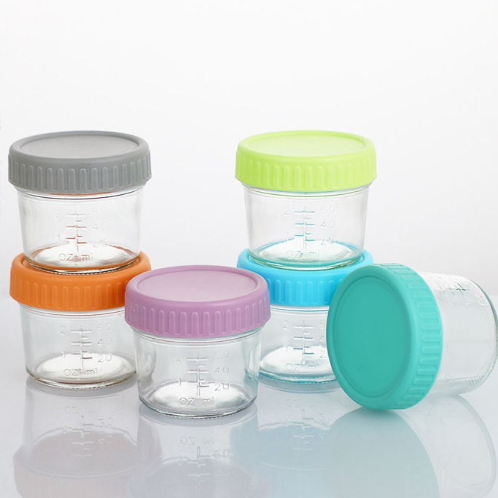 Set di 6 Barattoli in Vetro pe - Salad Container Jar recensione e prezzo