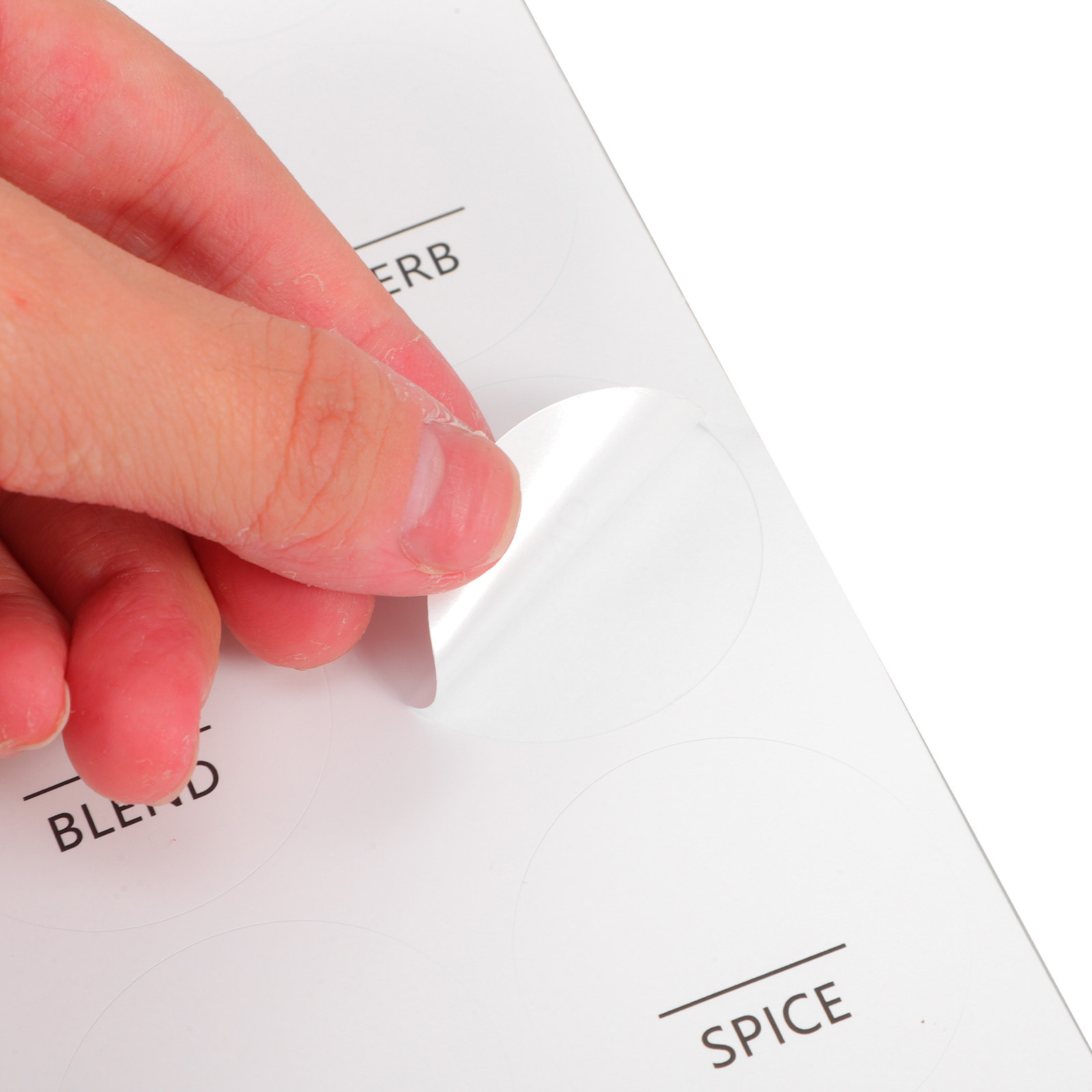 8 Fogli di Etichette Rotonde M - Spice Jar Labels recensione e prezzo