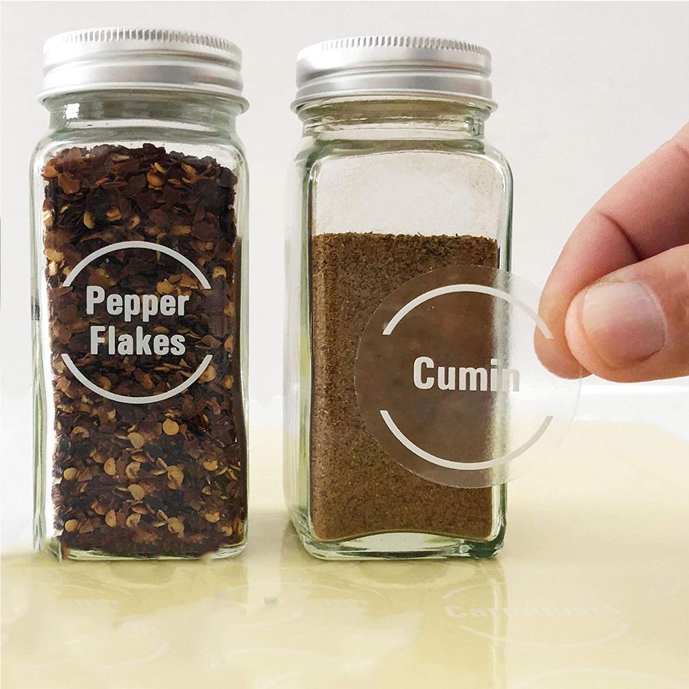 Set di 144 Etichette Trasparen - Spice Jar Labels recensione e prezzo