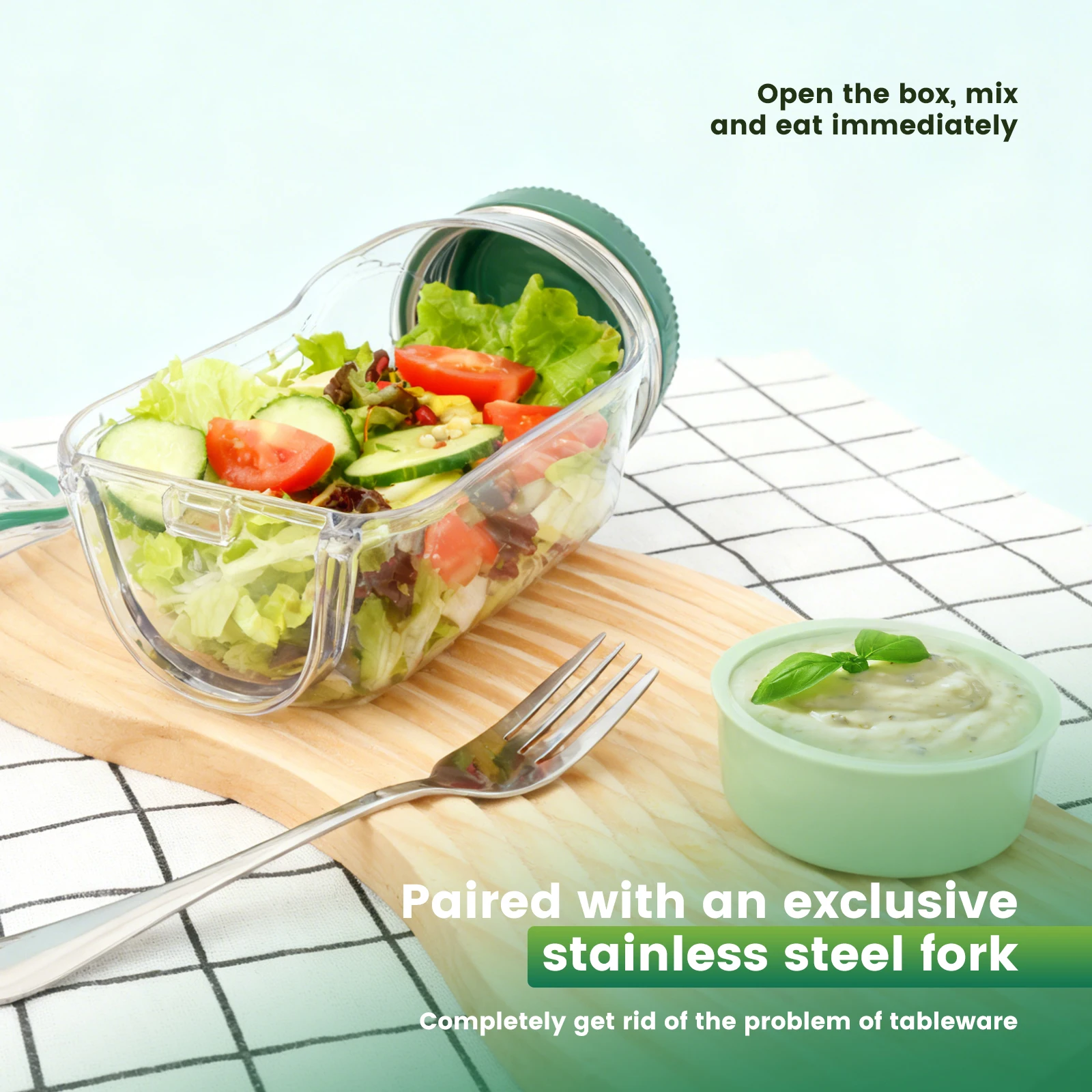 Contenitore per Insalata Salad - Salad Container Jar recensione e prezzo