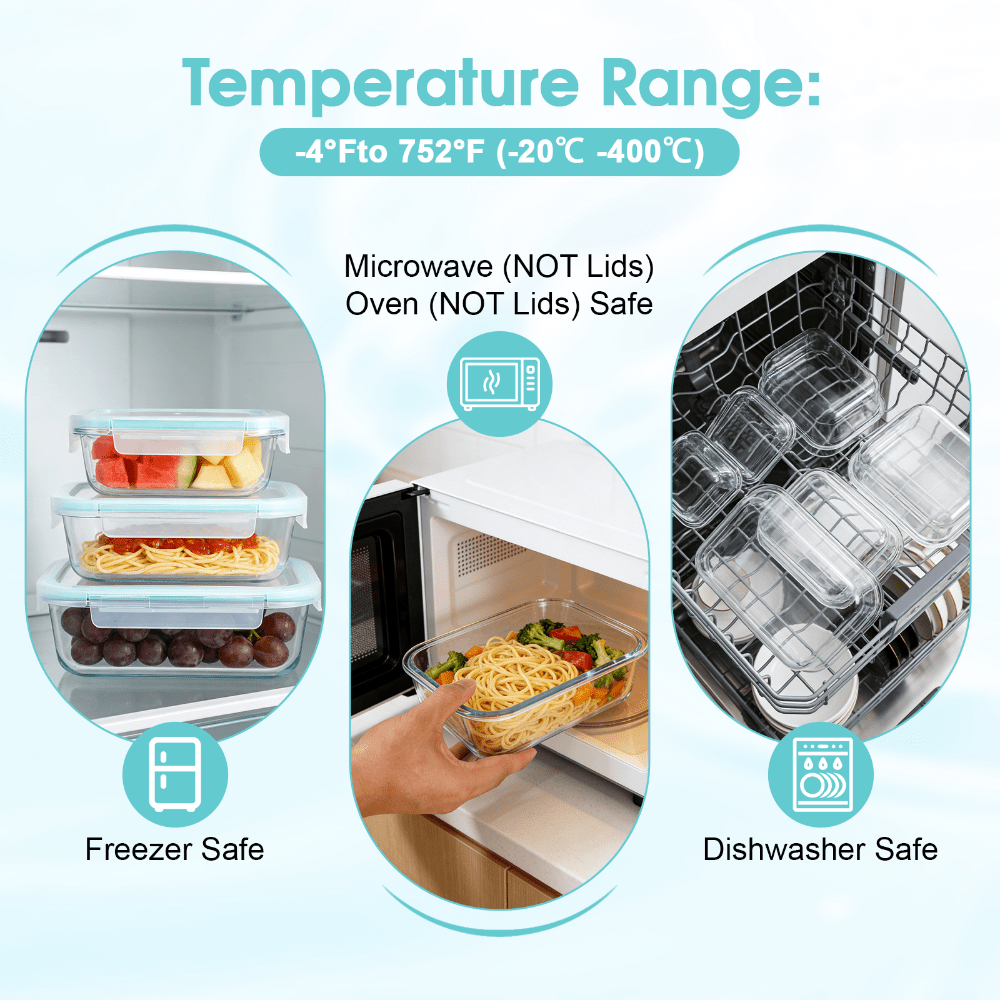Set di 24 Contenitori in Vetro - Meal Prep Kit recensione e prezzo