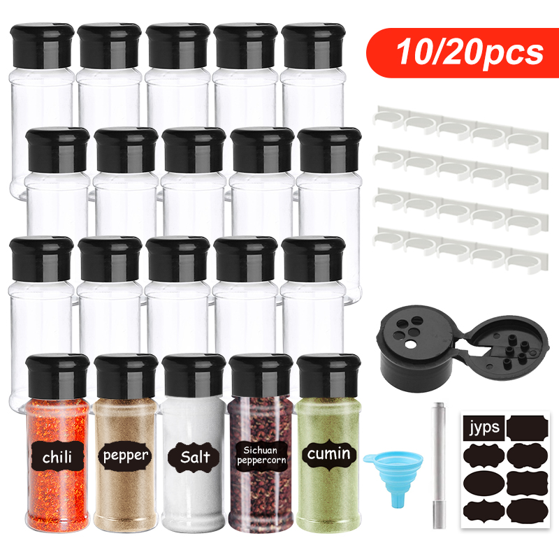 5/10/15/20PC 3.3oz/100ml Barat - Spice Jar Labels recensione e prezzo